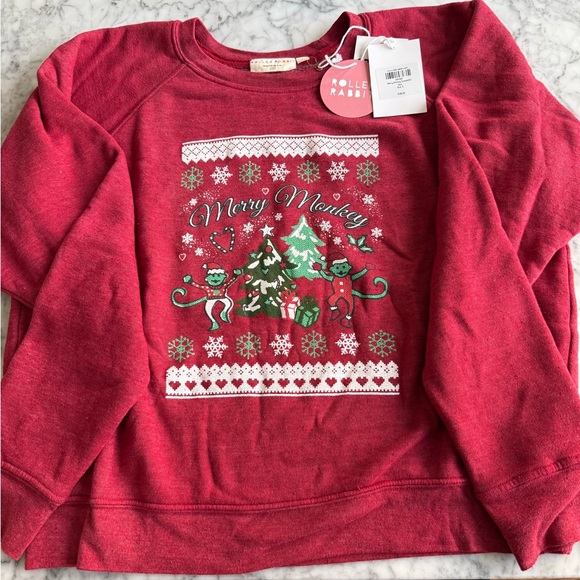 Roller Rabbit Festive Red Sweater - Picture 3 of 3